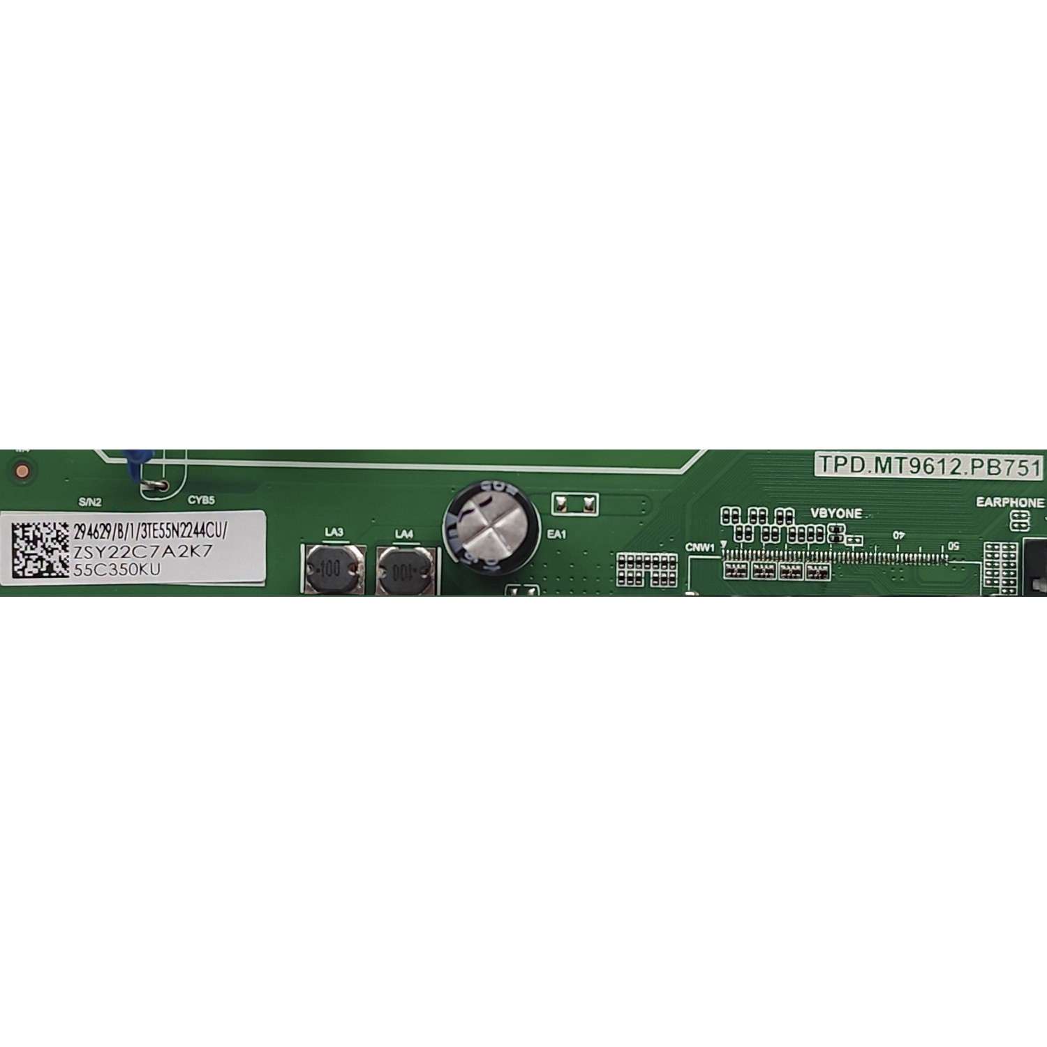 MAIN FUENTE (COMBO) PARA TV TOSHIBA·FIRE TV 4K·UHD·HDR / NUMERO DE PARTE 294629 / TPD.MT9612.PB751 / 55C350KU / 4605225A0 / PANEL'S HD550Y1U72-T0L2K2\SM\CKD3A\ROH / HD550Y1U72-T0L2K2\S1\GM\ROH / 292379 / DISPLAY HV550QUB-F70 / MODELO 55C350KU - Imagen 2